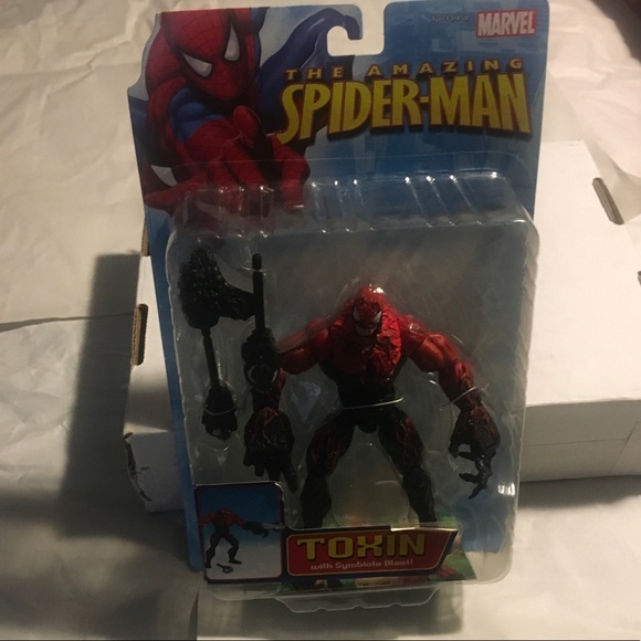 NEW Toybiz Toxin Action Figure, Spider-Man, 2006 - Picture 12 of 12